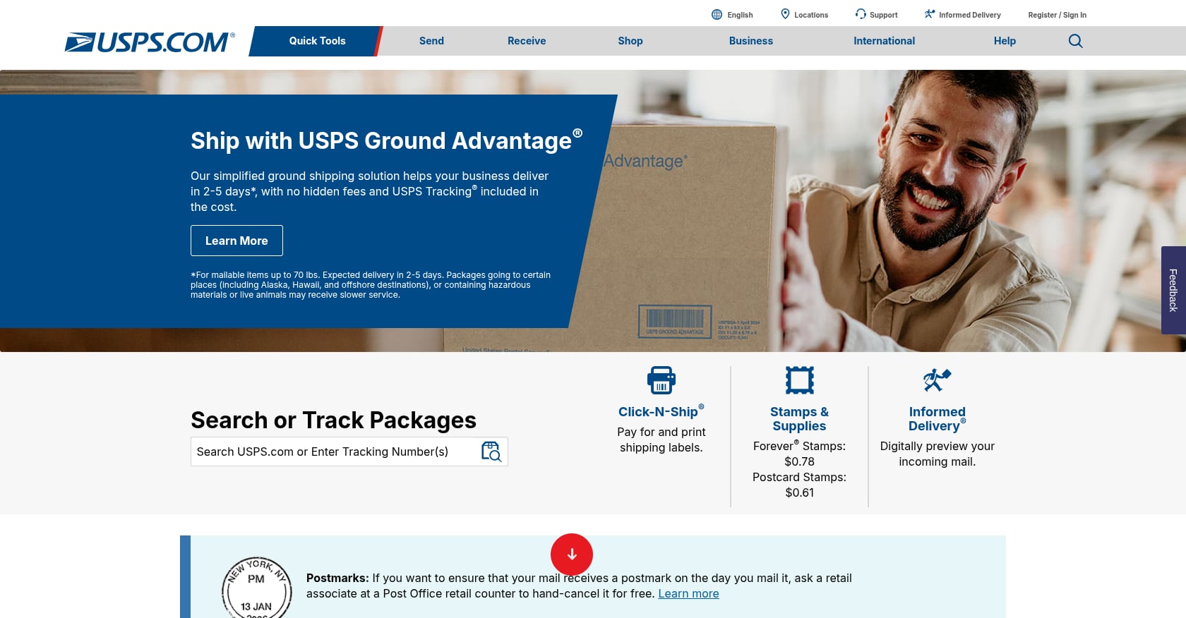 Use Free USPS Flat Rate Boxes for Heavy, Long-Distance Items Screenshot