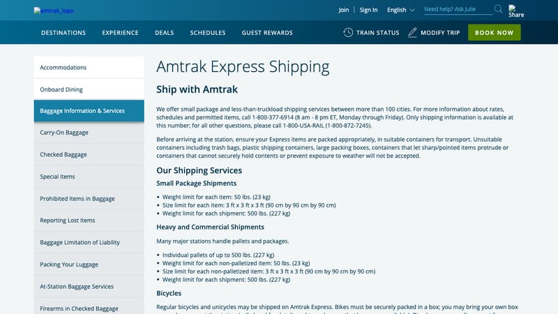 Amtrak Express Shipping: Suspended — Here Are Your Alternatives